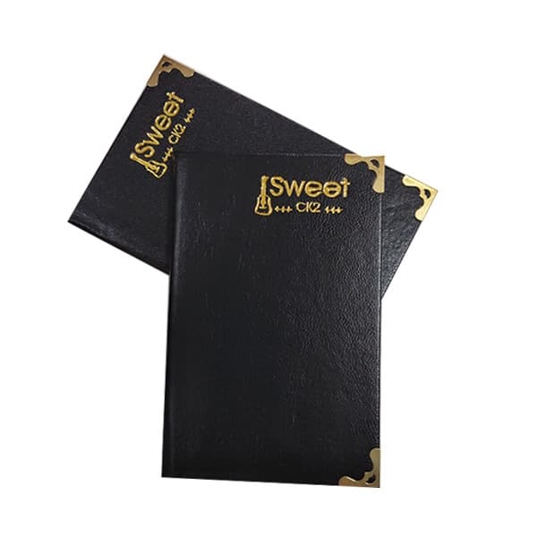 Sổ bìa da 200 trang CK2 Sweet 8 x 13 cm